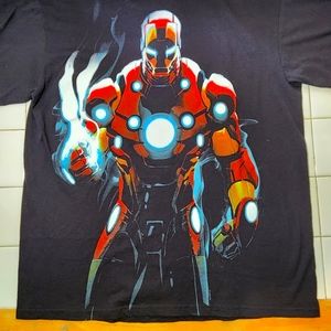 IRON MAN IRONMAN AVENGERS MARVEL COMICS T-SHIRT Size Large E17